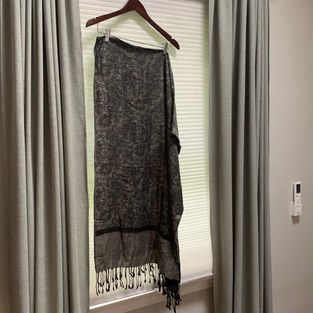 Beautiful gray scarf